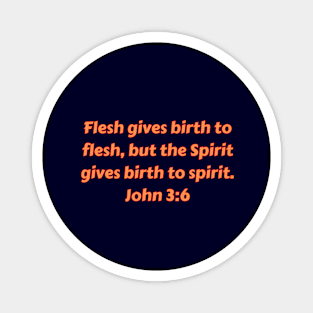 Bible Verse John 3:6 Magnet